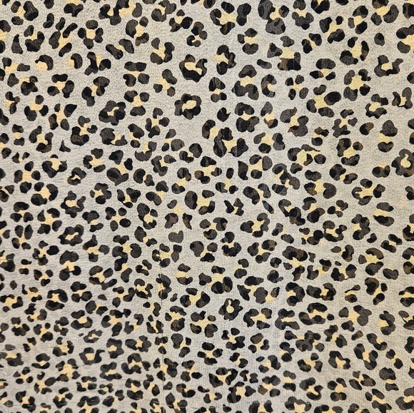 Equipment Femme Sheer Animal Print Button Front Blouse - Picture 3 of 5